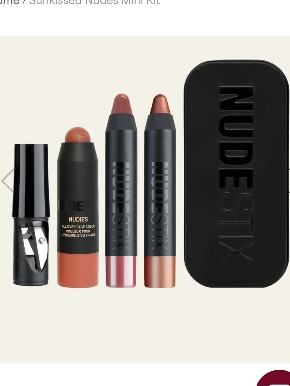 Limited Edition NUDESTIX Sweet Cheeks Mini Kit - 3ct